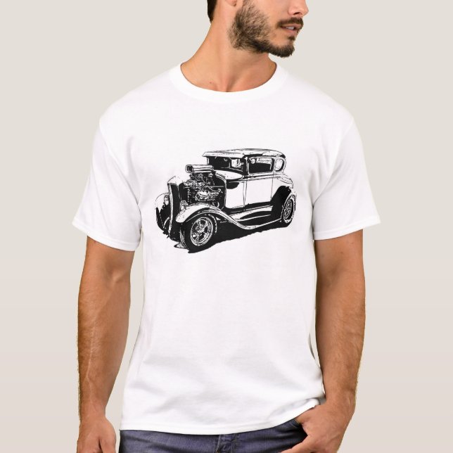 Camiseta Desenho de Rod da rua (Frente)