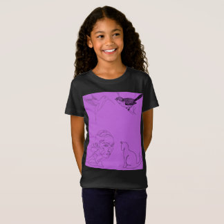 Camiseta Desenho de Rosto de Linha Única Minimalista Estéti