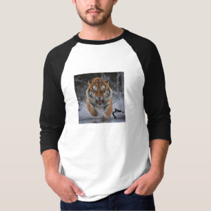 Camiseta desenho de t-shirt de tigre @ arte de gato