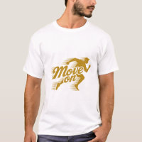 Desenho de texto Retro Move On com seta e estrelas