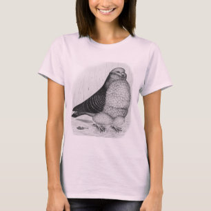 Camiseta Desenho de Tinta de Coroa Chinesa