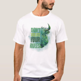 Camiseta Desenho de touro | Lembrete | Motivação