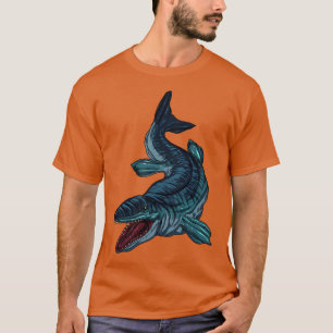 Camiseta Desenho de um Mosassauro