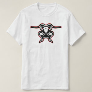 Camiseta Desenho de um touro saltante