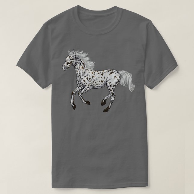 Camiseta Desenho de uma Appaloosa (Frente do Design)