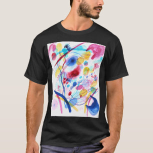 Camiseta Desenho de Wassily Kandinsky após 'Blauer Fleck (1