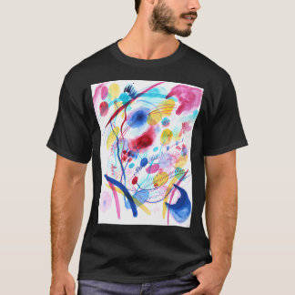 Camiseta Desenho de Wassily Kandinsky após 'Blauer Fleck (1