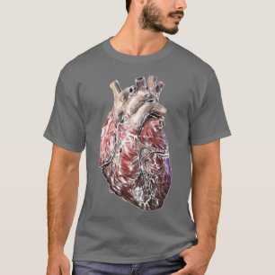 Camiseta Desenho Digital do Coração Humano