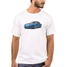 desenho do carro azul 240sx