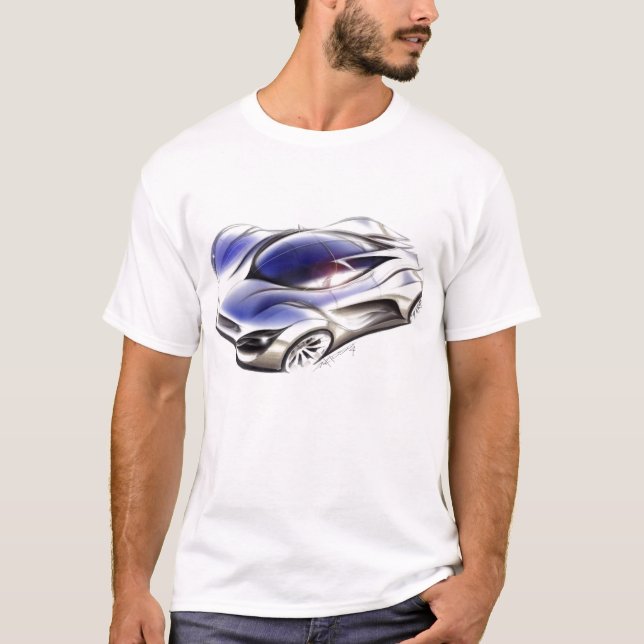 Camiseta Desenho do conceito de Mazda Furai (Frente)