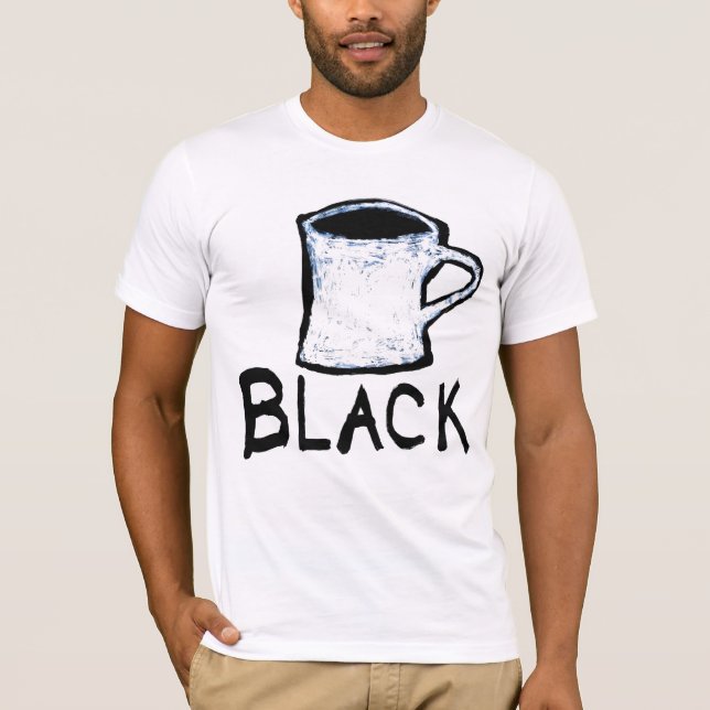Camiseta Desenho do copo de café de Vonnegut (Frente)