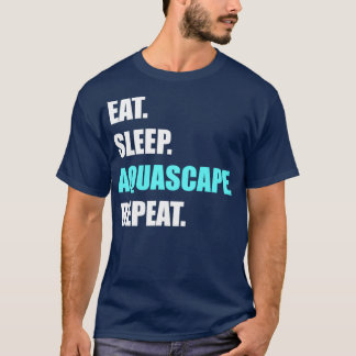 Camiseta Desenho do hobbista de Aquascape Repetitivo de Son