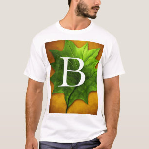 Camiseta Desenho do logotipo da letra B da Nature.