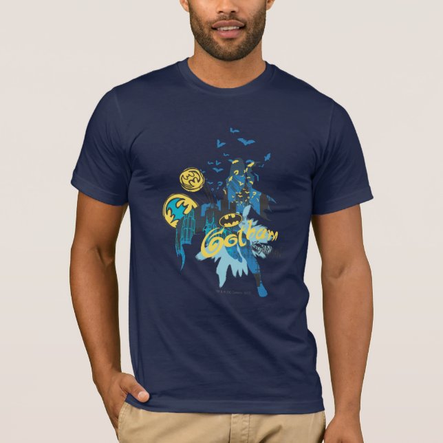 Camiseta Desenho do Notebook Batman Gotham Guardian (Frente)