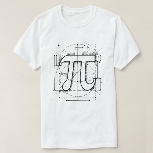 Camiseta Desenho do Número de Pi | Zazzle Brasil
