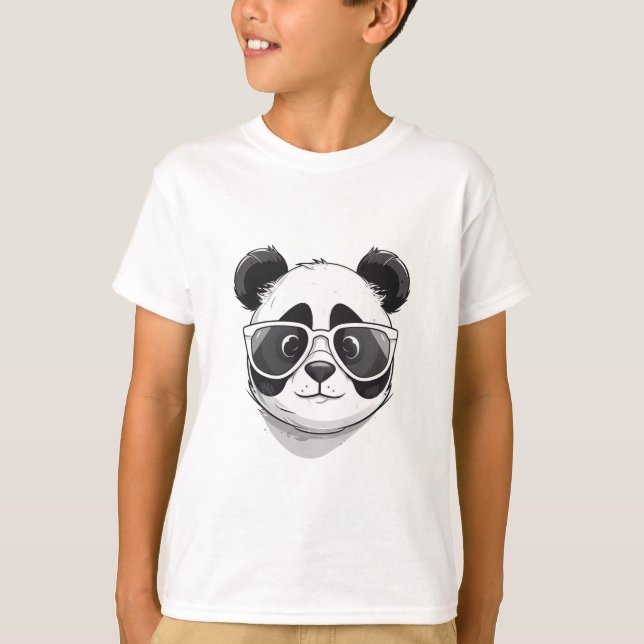 Camiseta Desenho do Panda Fofo (Frente)