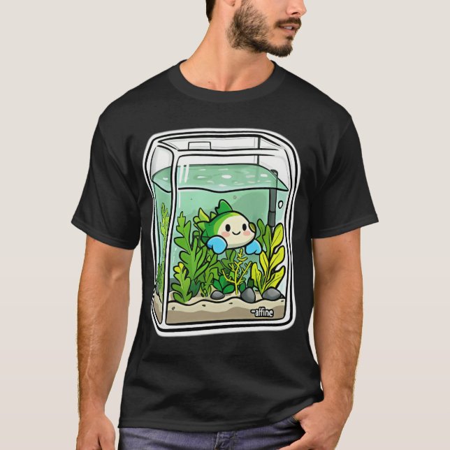 Camiseta desenho do peixe-palhaço floco de neve (Frente)