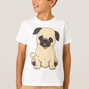 Camiseta Desenho do Pug por edição limitada de Pablo