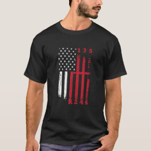 Camiseta Desenho Do Selo Shift Americano Sinalizador Muscul