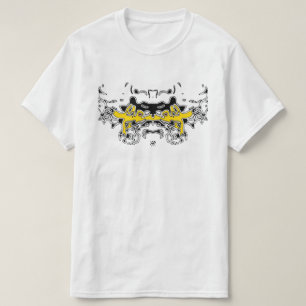 Camiseta Desenho do Tigre (Amarelo)