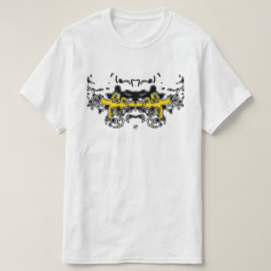 Camiseta Desenho do Tigre (Amarelo 3)