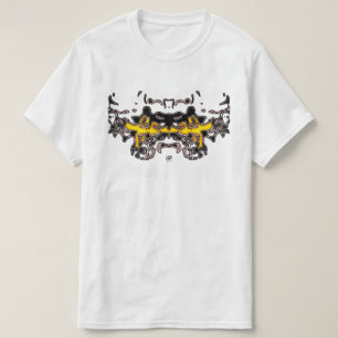 Camiseta Desenho do Tigre (Amarelo 4)
