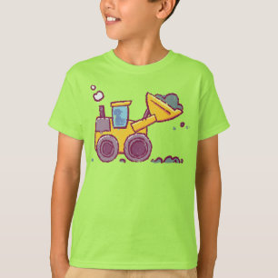 Camiseta Desenho do veículo carregador - inspirado pelas cr