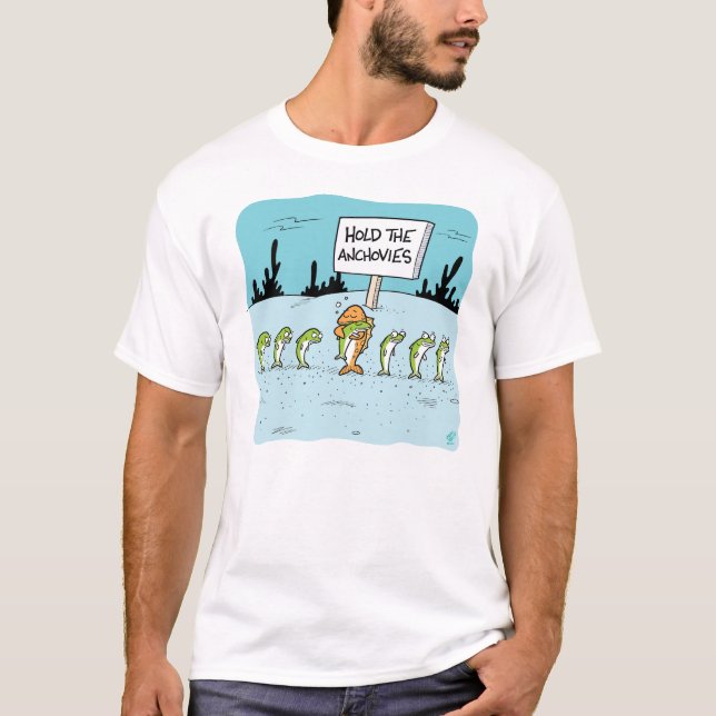 Camiseta Desenho dos Anchovas  (Frente)