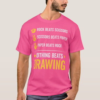 Camiseta Desenho Engraçado Arte Artista Desenho-a-Pé