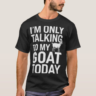 Camiseta Desenho engraçado de cabra para homens mulheres cr