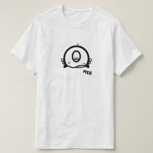 Camiseta Desenho engraçado de um olho “Meh”