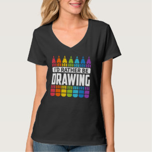 Camiseta Desenho - Eu Preferencialmente Desenho