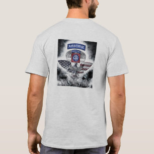 Camiseta Desenho Explosivo da 82ª Divisão Aerotransportada