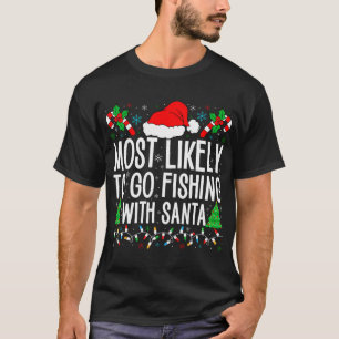 Camiseta Desenho Feio de Pescador Natalino - Feliz Peixnata