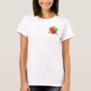 Camiseta Desenho Floral de Cores Intensas