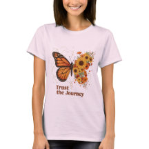Desenho Floral de Girassol com Borboleta Monarca –