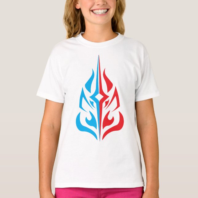 Camiseta Desenho Floral Ornamental (Frente)