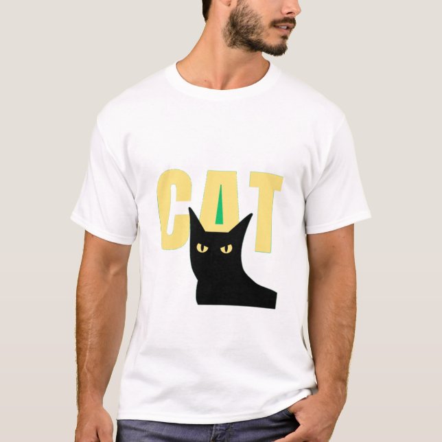 Camiseta Desenho gato (Frente)