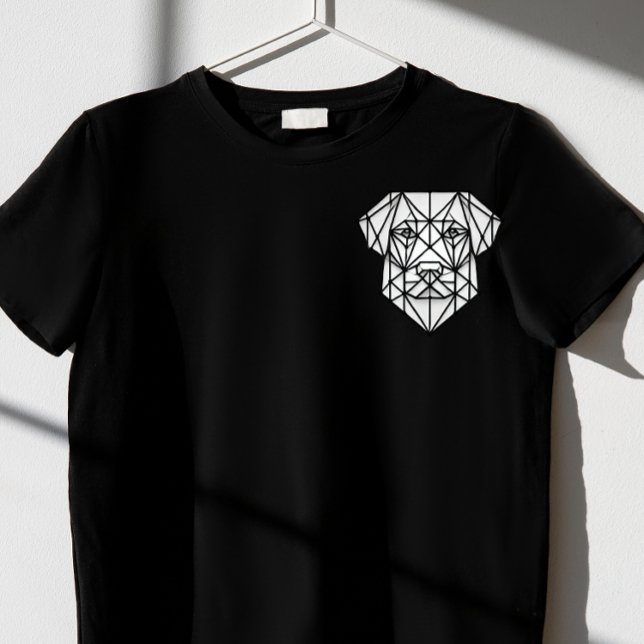 Camiseta desenho geométrico de cães (Criador carregado)
