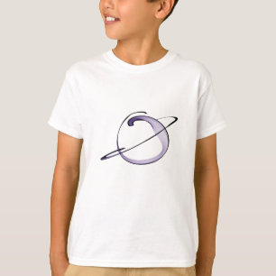 Camiseta desenho gracioso pequeno planeta