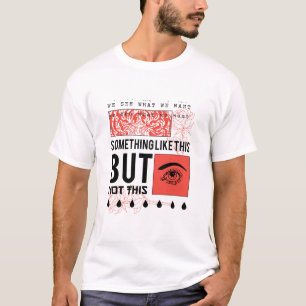 CAMISETA DESENHO INCÍVEL DE FLOR E OLHO