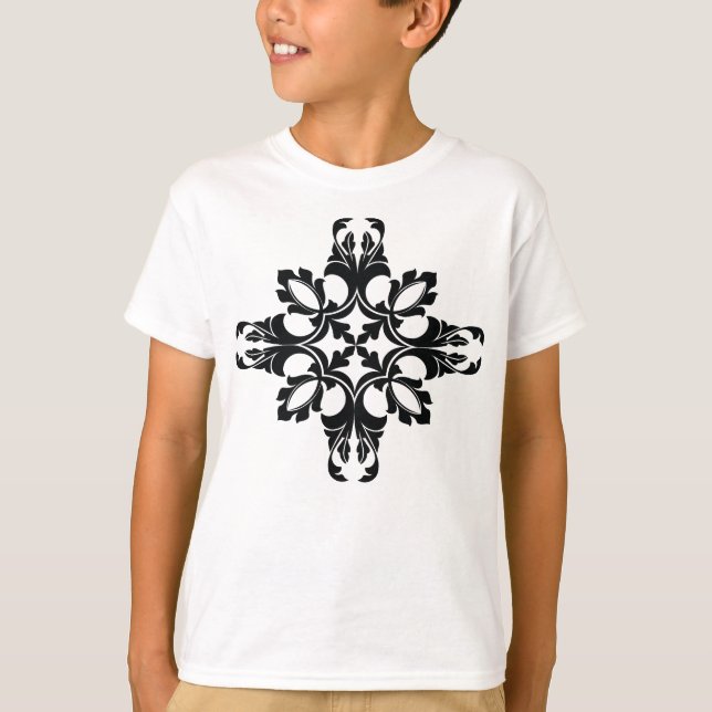 Camiseta Desenho Inspirado em Arte de Tatuagem Tradicional (Frente)