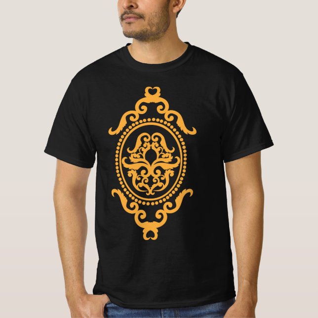 Camiseta Desenho Inspirado em Arte de Tatuagem Tradicional (Frente)