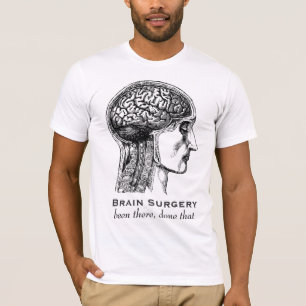 Camiseta Desenho médico da antiguidade dos neurologistas d