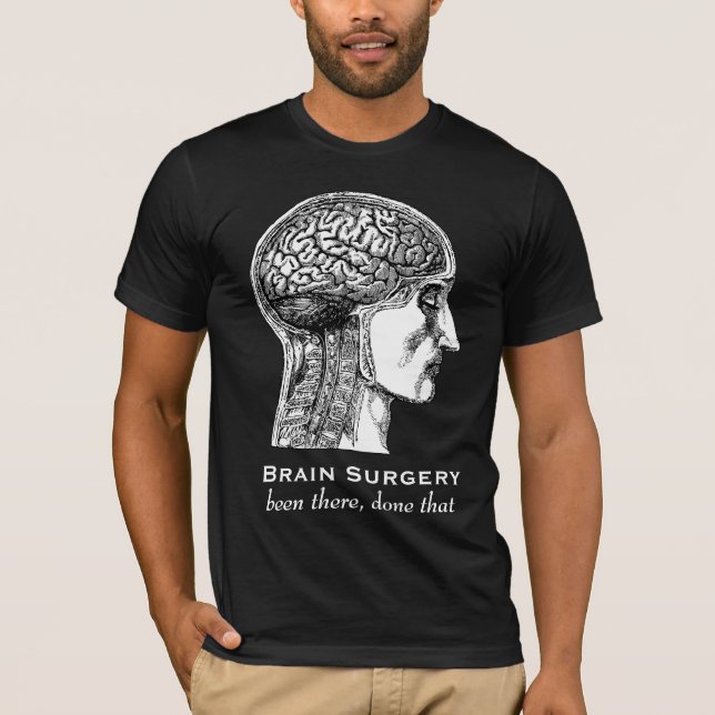 Camiseta Desenho médico da antiguidade dos neurologistas da (Frente)
