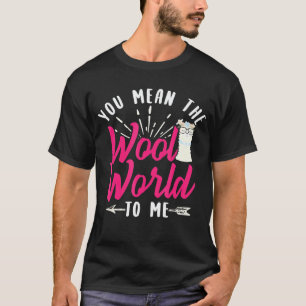 Camiseta Desenho Mundial de Lã de Alpaca Llama Engraçado
