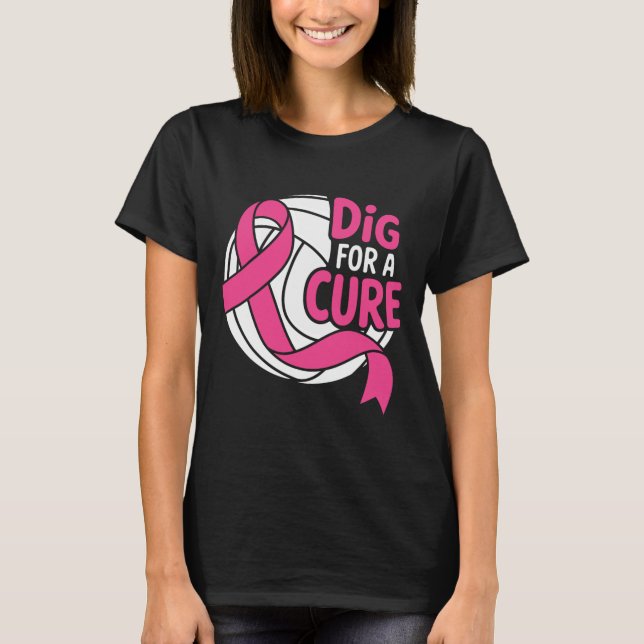Camiseta Desenho Para Um Cancer De Mama Em Cura (Frente)