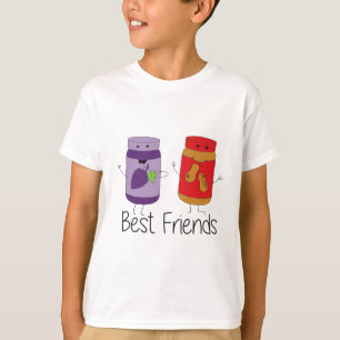 Camiseta Desenho PB e J Melhores Amigos Pb e J BFF