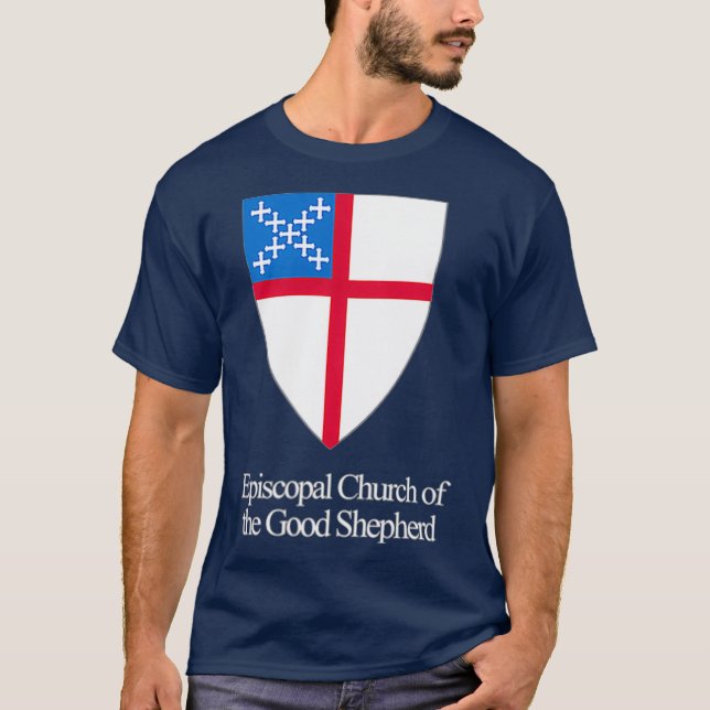 Camiseta Desenho personalizado para a Igreja Episcopal da (Frente)