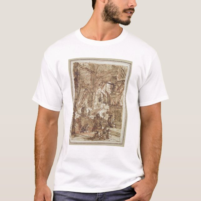 Camiseta Desenho preparatório para a placa número VIII (Frente)